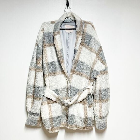 Ivy City Co. Stetson Coat in Plaid Sherpa Sz 1X - Picture 4 of 6